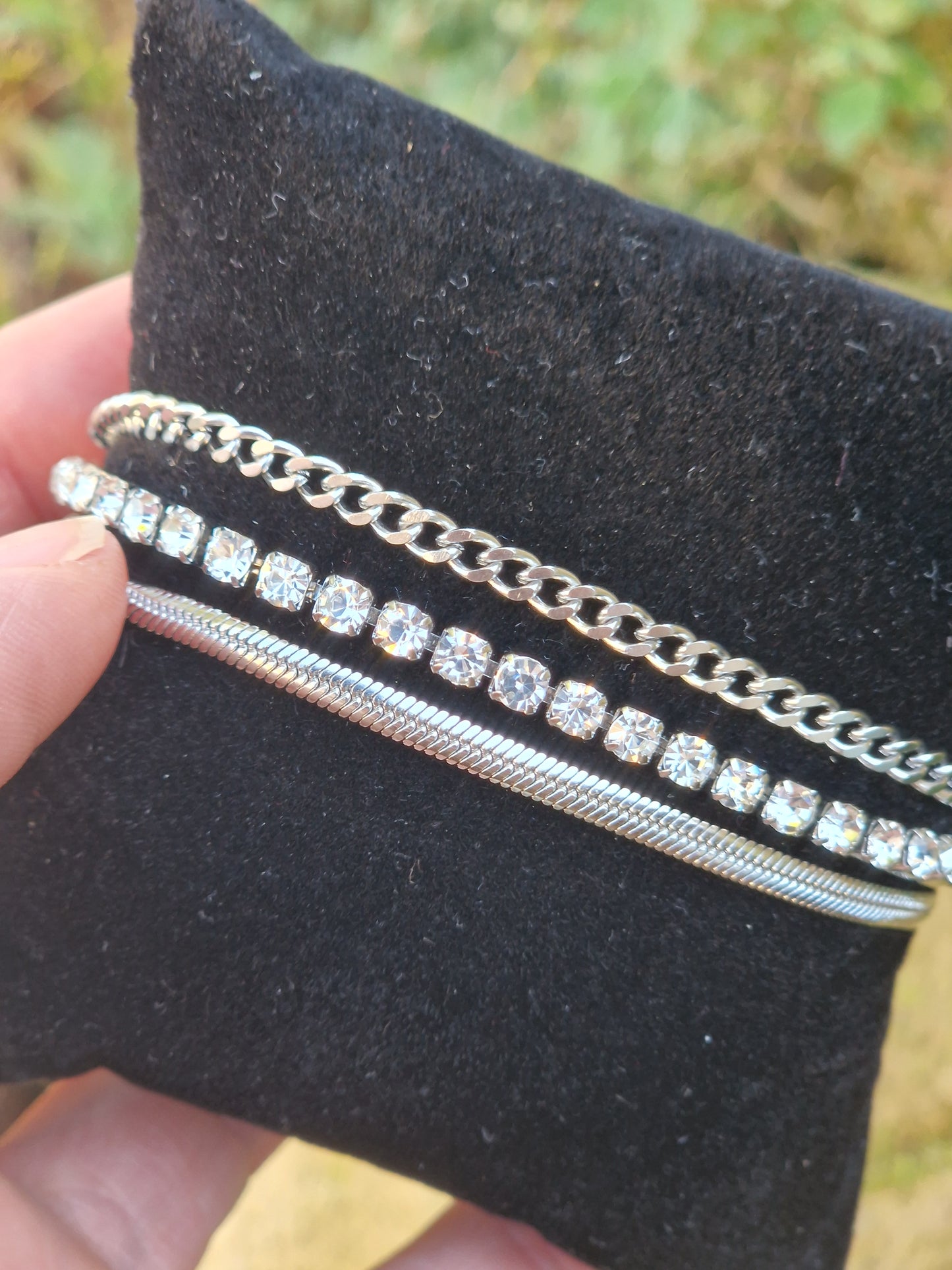 Bracelet argent brillant