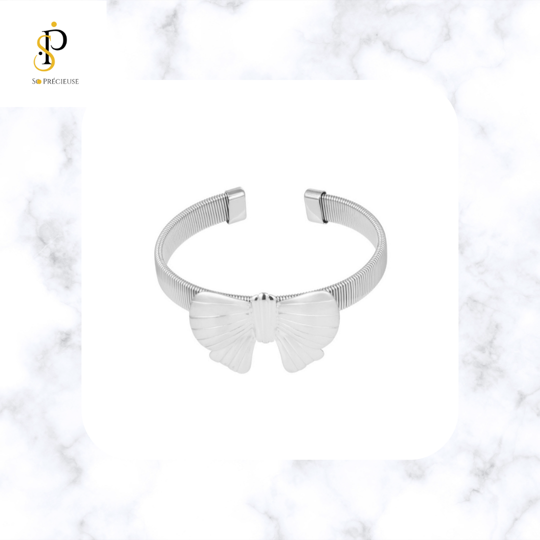 Bracelet jonc argenté