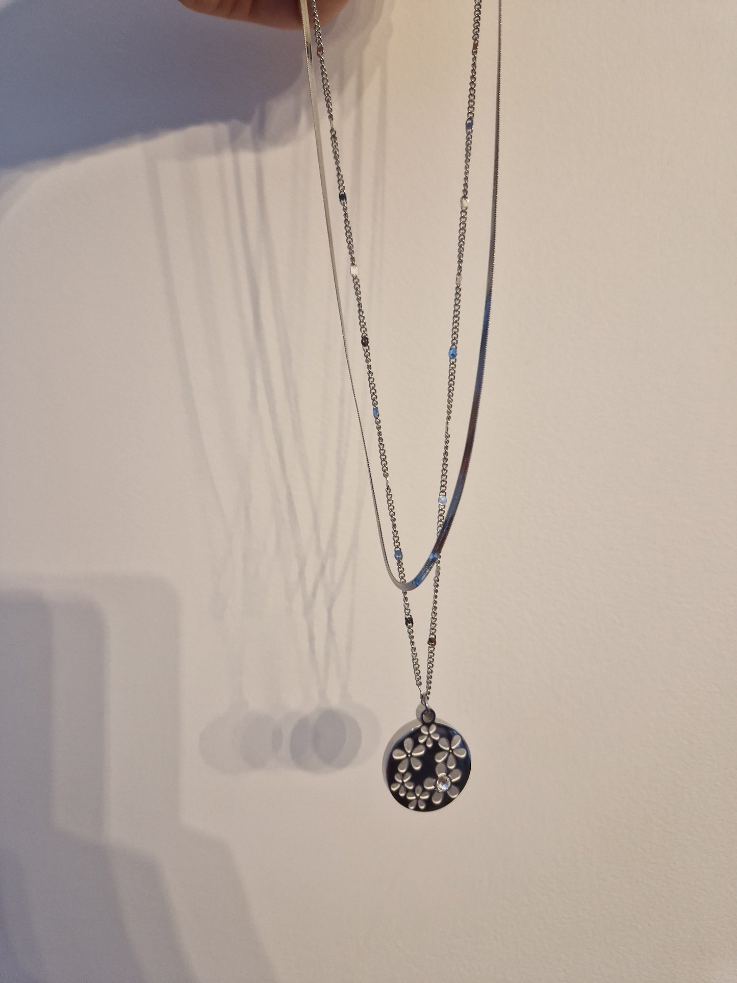 Collier double chaîne 2